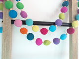 Confetti garland. Party garland. Birthday party decor. Birthday banner. Birthday garland. Christmas garland. 5ft