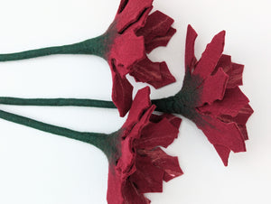 XL Poinsettia felt flower. 14"