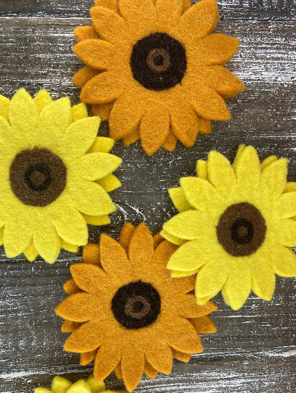 XL Sunflower felties