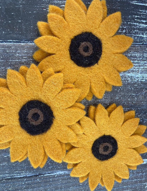 XL Sunflower felties