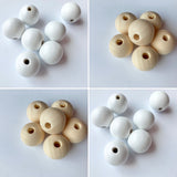 Wholesale 25mm wood beads